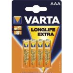 Varta LongLife AAA 4ks 4103 101 414 – Zbozi.Blesk.cz