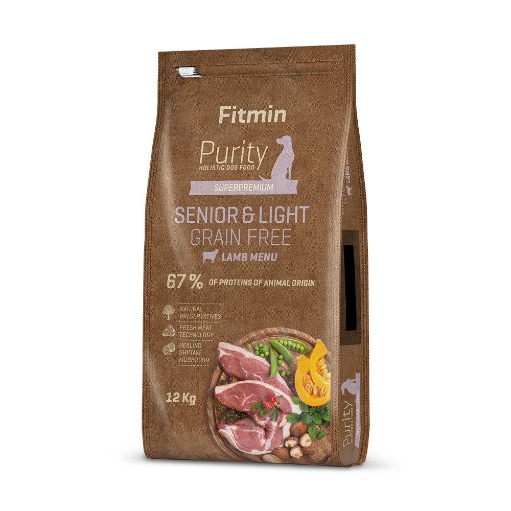 Fitmin Purity Grain Free Adult Senior & Light Lamb 12 kg