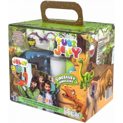 TUBAN Tubi Jelly set 6 barev + malé akvárium Dinosauři – Zboží Mobilmania