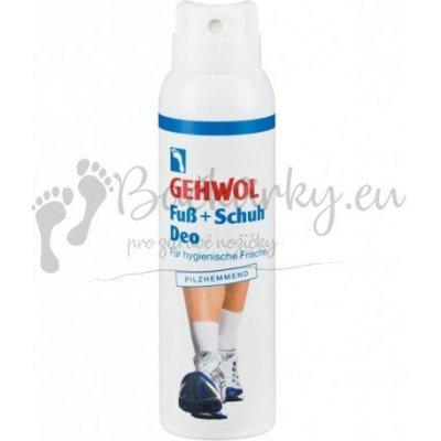 Gehwol Fusskraft Fuss + Schuh Deo deodorant na nohy a do obuvi 150 ml – Zbozi.Blesk.cz