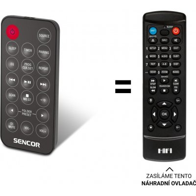 Dálkový ovladač Predátor Sencor SPT 4700 – Hledejceny.cz