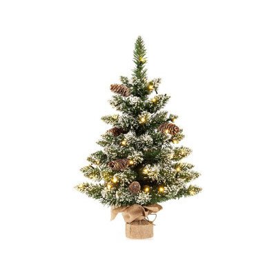 Umělý vánoční stromeček CM23992 s LED světlem, 60 cm - A COSTWAY – Hledejceny.cz