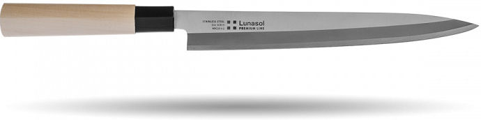 Lunasol Sashimi / Sushi nůž 240 mm S Art curator Premium dřevěný (132770)