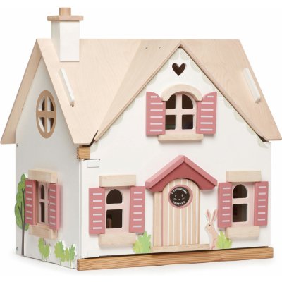 Tender Leaf Toys Dřevěný venkovský domeček pro panenku Cottontail Cottage 13 dílů – Zboží Mobilmania