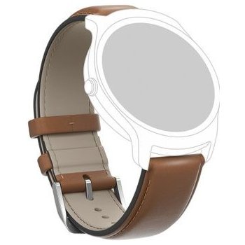 TicWatch Leather Watch Strap BR / náhradní řemínek / kožený / hnědá TWLBR