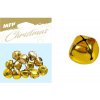 Vánoční dekorace MFP Paper 8882340 Rolničky 2cm/12ks zlaté