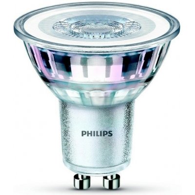 Philips žárovka LED 4,6 W, GU10, teplá bílá, 10 ks