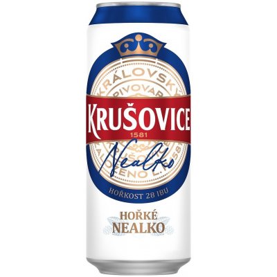 Krušovice Hořké nealko 0,5 l (plech)