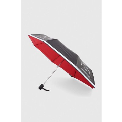 Karl Lagerfeld 240W3897 deštník skládací černo červený
