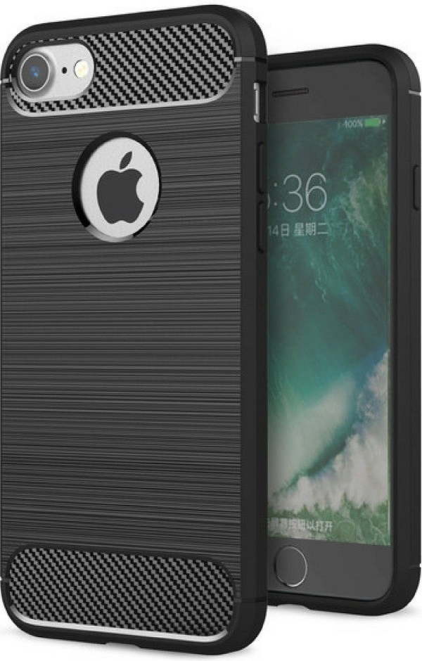 Pouzdro Forcell Carbon Apple iPhone 6/6S - černé