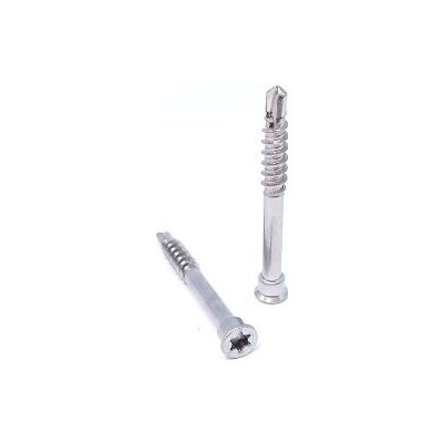 Vrut RAPI-TEC TERASO ALU se zápustnou hlavou, TORX drážka, nerez A4 5,5 x 40 mm - hobby balení, balení 1 ks – Zbozi.Blesk.cz