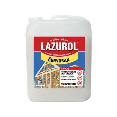 Lazurol červosan na hubení červotočů, 5 l – Sleviste.cz