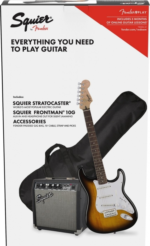 Fender Squier Stratocaster Pack od 5 990 Kč - Heureka.cz