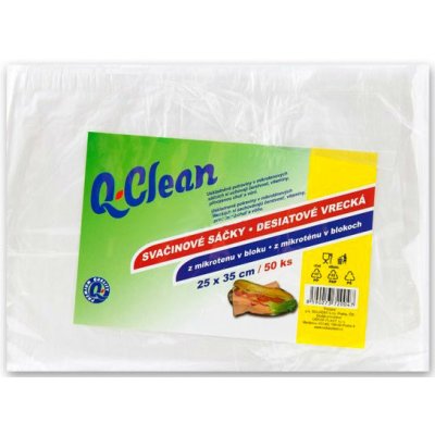 Q-Clean svačinové sáčky 25 x 35 cm - 50 ks – Zboží Mobilmania