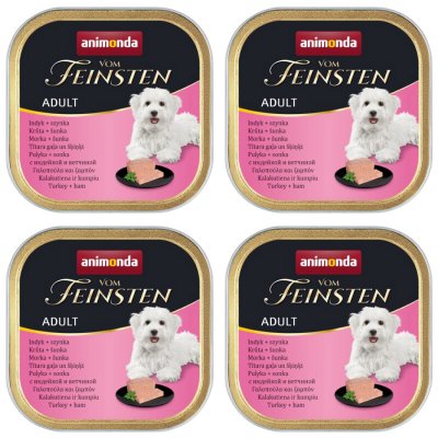 Animonda Vom Feinsten Adult krůta se šunkou 22 x 150 g – Sleviste.cz