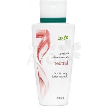 Original Atok Neutral pleťové a tělové mléko 200 ml