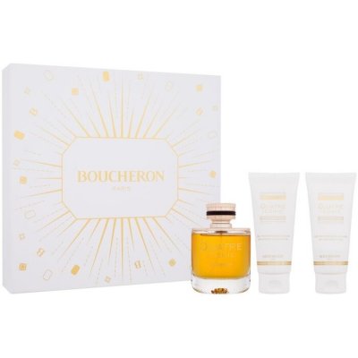 Boucheron Quatre Iconic Dárková sada dámská parfémovaná voda 100 ml, sprchový gel 100 ml a tělové mléko 100 ml – Zbozi.Blesk.cz