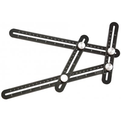 Huka 2510H víceúčelové skládací pravítko hliníkové 25 cm – Sleviste.cz