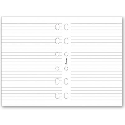 Filofax Poznámkový papír, linkovaný, bílý, 100 ks náplň kapesních diářů A7 – Hledejceny.cz