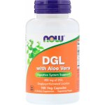 Now Foods DGL + Aloe Vera 400 mg 100 kapslí – Hledejceny.cz