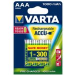 Varta Ready2Use AAA 1000mAh 05703 301 404 – Zboží Živě