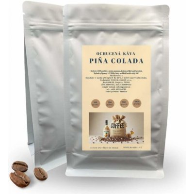Haniell Káva Piňa Colada Arabica zrnková 0,1 kg – Hledejceny.cz