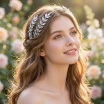 B-TOP Romantická čelenka s pohyblivou větvičkou a krystaly – Zbozi.Blesk.cz