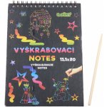 Wiky kreativita Vyškrabovací notes 20x13,5cm 12 listů – Zbozi.Blesk.cz