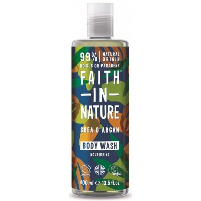 Faith in Nature sprchový gel argan a bambucké máslo 400 ml – Zboží Mobilmania