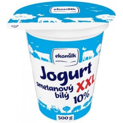 Ekomilk Jogurt bílý smetanový 500 g – Zboží Dáma