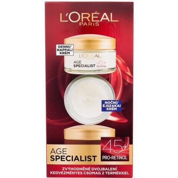 L'Oréal Paris Age Specialist 45+ denní + noční krém 2 x 50 ml dárková sada