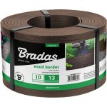 Bradas Obruba záhonů WOOD BORDER, hnědá 130mm x 2.8mm x 10m BR-OBWBR1013 – Sleviste.cz