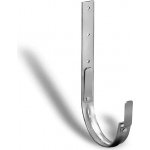 Gutta žlabový hák FeZn333 mm 530 mm přímý stříbrný – Zboží Mobilmania