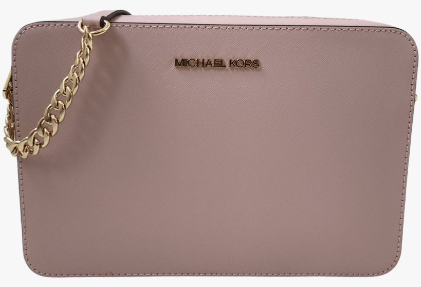 Michael Kors Jet set item crossbody gold pink saffiano dámská kabelka