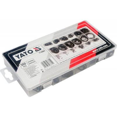 YATO Pojistné kroužky INTERNAL sada 300ks, R1-R19, pr. 3 -32mm YATO YT-06881 YT-06881 – Hledejceny.cz