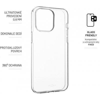 FIXED Skin ultratenký gelový Apple iPhone 15 Pro čiré FIXTCS-1202 – Zbozi.Blesk.cz