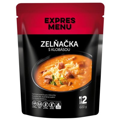 Expres Menu Zelná polévka s klobásou 600 g – Zboží Dáma