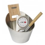 Harvia PREMIUM STEEL Nerezový set – Zboží Dáma