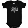 Kojenecké body Dětské body Metal Kids Dark Funeral Logo černá