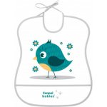 Canpol babies plastový bryndák měkký Happy Animals Ptáček – Zboží Mobilmania