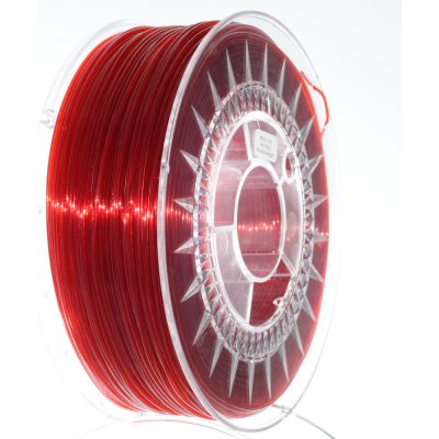 Devil Design PET-G 1,75 mm rubínově červený transp. 1 kg – Zboží Živě