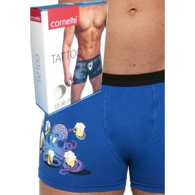 Elastické pánské boxerky Chobotnice pivař modrá – Zboží Dáma