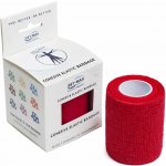KinesioMAX Cohesive elastické samofixační červená 7,5 cm x 4,5 m – Zboží Dáma