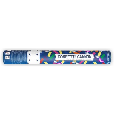 Vystřelovací konfety mix barev v metalickém provedení 40 cm – Sleviste.cz