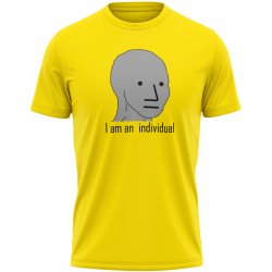 memeMerch tričko I Am An Individual lemon