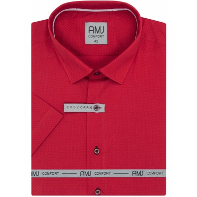 AMJ Classic Comfort pánská košile krátký rukáv VKBR 1280