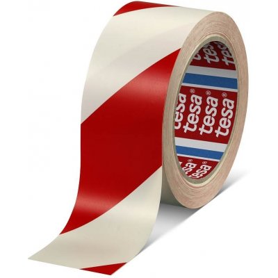Tesa 60760 Výstražná páska 33 m x 50 mm červeno-bílá – Zboží Mobilmania