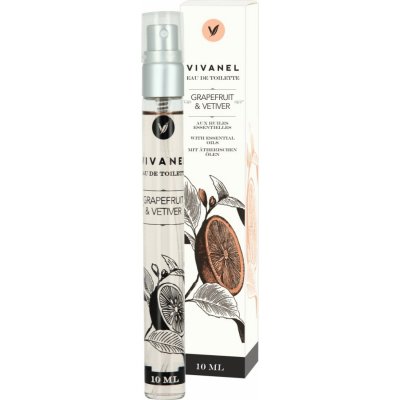 Vivian Gray Vivanel Grapefruit & Vetiver Luxusní toaletní voda s esenciálními oleji dámská 10 ml