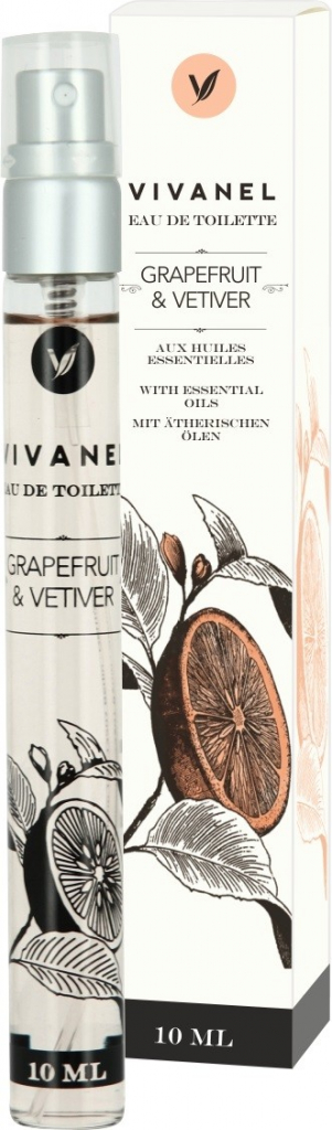 Vivian Gray Vivanel Grapefruit & Vetiver Luxusní toaletní voda s esenciálními oleji dámská 10 ml