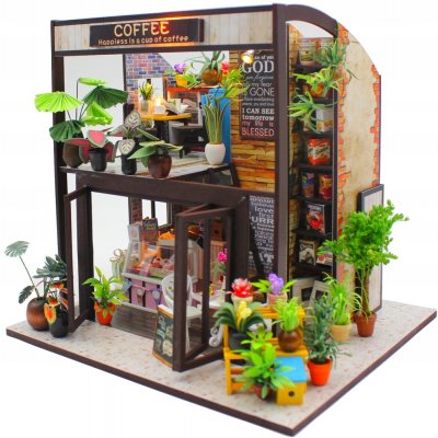Dvěděti miniatura domečku Kavárna 2DM027 – Zboží Dáma